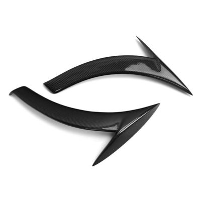 Auto Fibra di carbonio Fender laterale Air Vent Trim Per BENZ Classe C W205 C63 4 porte