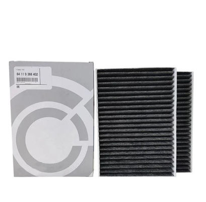 Filtro a corrente alternata per autoveicoli Filtro a carbone attivo grigio scuro 64119366403 Per la riparazione di parti di auto utilizzate per BMW