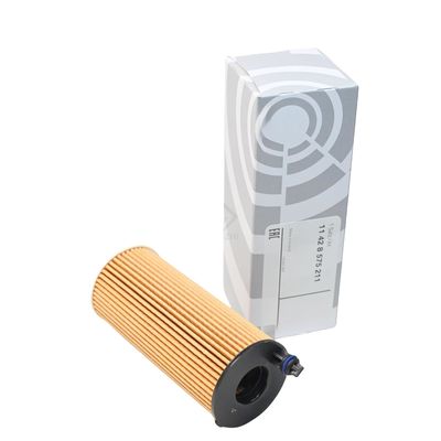 Elemento di filtro dell'olio motore del veicolo 11428575211 per BMW Serie 3 Serie 5