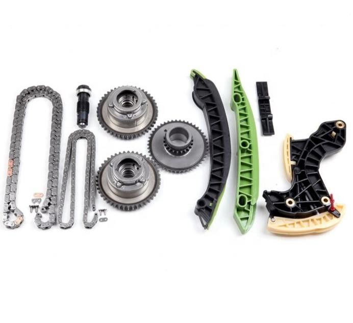 Ricambi auto WRR M271 Motore Regulatore di aspirazione e scarico del ciglio di scarico Kit di catena di cronometraggio per Mercedes Benz M271 Motore tipo veicolo W204 W212