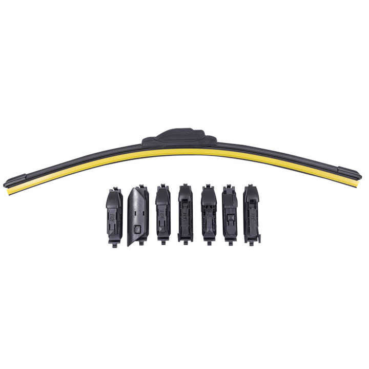 14-28 pollici Auto senza telaio e basso rumore gomma asciugatrice multifunzione universale auto frontale parabrezza lamina asciugatrice pioggia